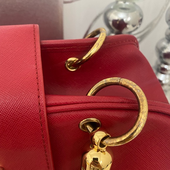 Red Badgley Mischka large handbag - Picture 7 of 14